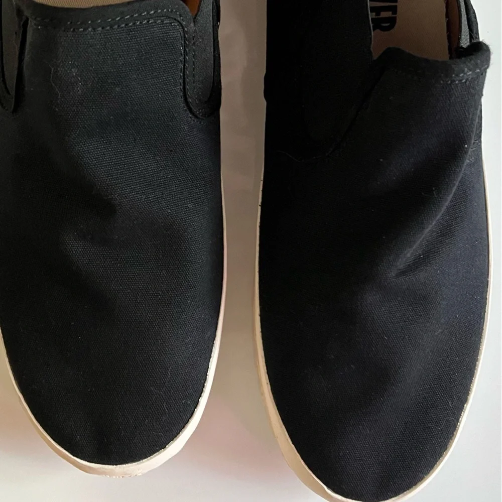 Vulcanizer • Men's Black Work Slip-On Shoes